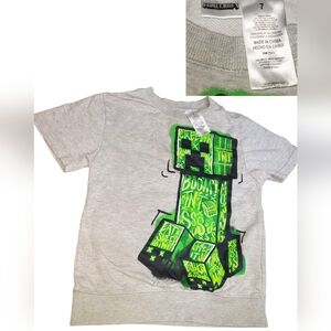 Gray  Minecraft T-Shirt